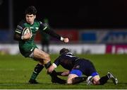 13 March 2021; Alex Wootton of Connacht is tackled by Damien Hoyland of Edinburgh during the Guinness PRO14 match between Connacht and Edinburgh at The Sportsground in Galway. Photo by David Fitzgerald/Sportsfile