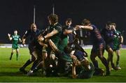 13 March 2021; Connacht players maul over the line for their second try scored by Jack Aungier, hidden, during the Guinness PRO14 match between Connacht and Edinburgh at The Sportsground in Galway. Photo by David Fitzgerald/Sportsfile