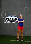 16 March 2021; Meath and Dunboyne footballer Vikki Wall at the launch of the new Gaelic Games Player Pathway which is a new united approach to coaching and player development by the GAA, LGFA and Camogie Association and which puts the club as the core. Photo by Harry Murphy/Sportsfile