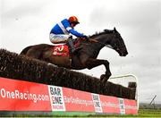 14 March 2021; Chavi Artist, with Sean O'Keeffe up, during the BARONERACING.COM Leinster National Handicap Steeplechase at Naas Racecourse in Kildare. Photo by Seb Daly/Sportsfile