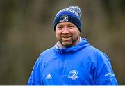 15 March 2021; Kitman Jim Bastick during Leinster Rugby Squad Training at UCD in Dublin. Photo by Ramsey Cardy/Sportsfile