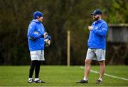 15 March 2021; Backs coach Felipe Contepomi, left, and contact skills coach Hugh Hogan during Leinster Rugby Squad Training at UCD in Dublin. Photo by Ramsey Cardy/Sportsfile