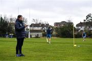 15 March 2021; Performance analyst Juliett Fortune during Leinster Rugby Squad Training at UCD in Dublin. Photo by Ramsey Cardy/Sportsfile