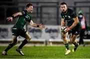 13 March 2021; Sean O'Brien, right, Kieran Marmion of Connacht during the Guinness PRO14 match between Connacht and Edinburgh at The Sportsground in Galway. Photo by David Fitzgerald/Sportsfile