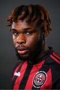 16 March 2021; Thomas Oluwa during a Bohemians portrait session ahead of the 2021 SSE Airtricity League Premier Division season at DCU in Dublin. Photo by Stephen McCarthy/Sportsfile