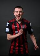 16 March 2021; Robbie Mahon during a Bohemians portrait session ahead of the 2021 SSE Airtricity League Premier Division season at DCU in Dublin. Photo by Stephen McCarthy/Sportsfile