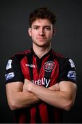 16 March 2021; Rory Feely during a Bohemians portrait session ahead of the 2021 SSE Airtricity League Premier Division season at DCU in Dublin. Photo by Stephen McCarthy/Sportsfile