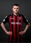 16 March 2021; Robbie Mahon during a Bohemians portrait session ahead of the 2021 SSE Airtricity League Premier Division season at DCU in Dublin. Photo by Stephen McCarthy/Sportsfile