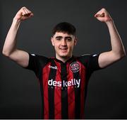 16 March 2021; Dawson Devoy during a Bohemians portrait session ahead of the 2021 SSE Airtricity League Premier Division season at DCU in Dublin. Photo by Stephen McCarthy/Sportsfile