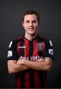 16 March 2021; Liam Burt during a Bohemians portrait session ahead of the 2021 SSE Airtricity League Premier Division season at DCU in Dublin. Photo by Stephen McCarthy/Sportsfile
