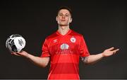 16 March 2021; Luke Byrne during a Shelbourne FC portrait session ahead of the 2021 SSE Airtricity League First Division season at the AUL Complex in Clonshaugh, Dublin. Photo by Harry Murphy/Sportsfile