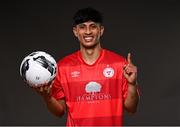 16 March 2021; Denzil Fernandez during a Shelbourne FC portrait session ahead of the 2021 SSE Airtricity League First Division season at the AUL Complex in Clonshaugh, Dublin. Photo by Harry Murphy/Sportsfile