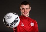 16 March 2021; Colm Cox during a Shelbourne FC portrait session ahead of the 2021 SSE Airtricity League First Division season at the AUL Complex in Clonshaugh, Dublin. Photo by Harry Murphy/Sportsfile