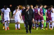 19 March 2021; Waterford manager Kevin Sheedy after his side's defeat during the SSE Airtricity League Premier Division match between Drogheda United and Waterford at Head In The Game Park in Drogheda, Louth. Photo by Seb Daly/Sportsfile
