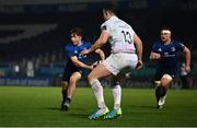 19 March 2021; Rowan Osborne of Leinster creates space in the lead up to his side's first try during the Guinness PRO14 match between Leinster and Ospreys at RDS Arena in Dublin. Photo by Brendan Moran/Sportsfile