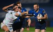 19 March 2021; Dave Kearney of Leinster is tackled by Owen Watkin of Ospreys during the Guinness PRO14 match between Leinster and Ospreys at RDS Arena in Dublin. Photo by Ramsey Cardy/Sportsfile