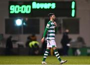 19 March 2021; Danny Mandroiu of Shamrock Rovers reacts following the SSE Airtricity League Premier Division match between Shamrock Rovers and St Patrick's Athletic at Tallaght Stadium in Dublin. Photo by Harry Murphy/Sportsfile