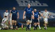 19 March 2021; Devin Toner of Leinster in the final moments of his side's defeat in the Guinness PRO14 match between Leinster and Ospreys at RDS Arena in Dublin. Photo by Brendan Moran/Sportsfile