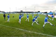 19 March 2021; Waterford players warm-up before the SSE Airtricity League Premier Division match between Drogheda United and Waterford at Head In The Game Park in Drogheda, Louth. Photo by Seb Daly/Sportsfile
