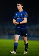 19 March 2021; Hugh O'Sullivan of Leinster during the Guinness PRO14 match between Leinster and Ospreys at RDS Arena in Dublin. Photo by Brendan Moran/Sportsfile