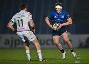 19 March 2021; Rory O'Loughlin of Leinster takes on Cai Evans of Ospreys during the Guinness PRO14 match between Leinster and Ospreys at RDS Arena in Dublin. Photo by Piaras Ó Mídheach/Sportsfile