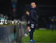 19 March 2021; Leinster Senior Coach Stuart Lancaster prior to the Guinness PRO14 match between Leinster and Ospreys at RDS Arena in Dublin. Photo by Ramsey Cardy/Sportsfile