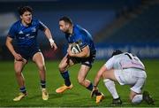 19 March 2021; Max O'Reilly, left, and Dave Kearney of Leinster during the Guinness PRO14 match between Leinster and Ospreys at RDS Arena in Dublin. Photo by Ramsey Cardy/Sportsfile