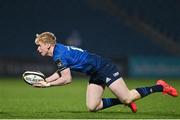 19 March 2021; Jamie Osborne of Leinster during the Guinness PRO14 match between Leinster and Ospreys at RDS Arena in Dublin. Photo by Ramsey Cardy/Sportsfile