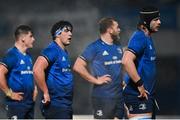 19 March 2021; Thomas Clarkson, left, and Jack Dunne of Leinster during the Guinness PRO14 match between Leinster and Ospreys at RDS Arena in Dublin. Photo by Ramsey Cardy/Sportsfile