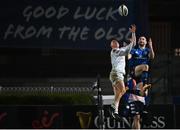 19 March 2021; Dave Kearney of Leinster and Dewi Cross of Ospreys during the Guinness PRO14 match between Leinster and Ospreys at RDS Arena in Dublin. Photo by Ramsey Cardy/Sportsfile