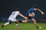 19 March 2021; Max O'Reilly of Leinster is tackled by Shaun Venter of Ospreys during the Guinness PRO14 match between Leinster and Ospreys at RDS Arena in Dublin. Photo by Ramsey Cardy/Sportsfile