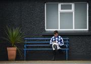 20 March 2021; Jockey Barry John Foley relaxes as he talks on his mobile phone prior to racing at Thurles Racecourse in Tipperary. Photo by Seb Daly/Sportsfile