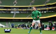 20 March 2021; Ireland captain Jonathan Sexton prior to the Guinness Six Nations Rugby Championship match between Ireland and England at the Aviva Stadium in Dublin. Photo by Ramsey Cardy/Sportsfile