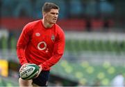 20 March 2021; Owen Farrell of England ahead of the Guinness Six Nations Rugby Championship match between Ireland and England at Aviva Stadium in Dublin. Photo by Brendan Moran/Sportsfile