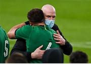 20 March 2021; CJ Stander of Ireland with Ireland forwards coach Paul O'Connell after the Guinness Six Nations Rugby Championship match between Ireland and England at Aviva Stadium in Dublin. Photo by Brendan Moran/Sportsfile
