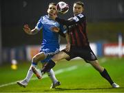 20 March 2021; Ryan Shanley of Finn Harps in action against Anto Breslin of Bohemians during the SSE Airtricity League Premier Division match between Finn Harps and Bohemians at Finn Park in Ballybofey, Donegal. Photo by Harry Murphy/Sportsfile