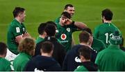 20 March 2021; CJ Stander of Ireland, centre, after the Guinness Six Nations Rugby Championship match between Ireland and England at Aviva Stadium in Dublin. Photo by Brendan Moran/Sportsfile