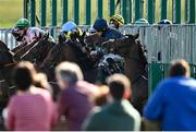 21 March 2021; Runners and riders leave the stalls for the start of the Paddy Power Madrid Handicap at The Curragh Racecourse in Kildare. Photo by Seb Daly/Sportsfile
