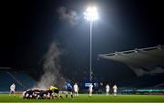 19 March 2021; Steam rises from a scrum during the Guinness PRO14 match between Leinster and Ospreys at RDS Arena in Dublin. Photo by Brendan Moran/Sportsfile