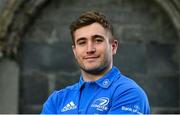 22 March 2021; Jordan Larmour poses for a portrait following Leinster Rugby squad training at UCD in Dublin. Photo by Ramsey Cardy/Sportsfile