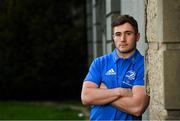 22 March 2021; Jordan Larmour poses for a portrait following Leinster Rugby squad training at UCD in Dublin. Photo by Ramsey Cardy/Sportsfile