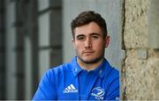 22 March 2021; Jordan Larmour poses for a portrait following Leinster Rugby squad training at UCD in Dublin. Photo by Ramsey Cardy/Sportsfile