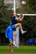 22 March 2021; Jordan Larmour during Leinster Rugby squad training at UCD in Dublin. Photo by Ramsey Cardy/Sportsfile