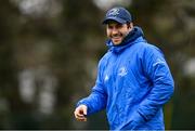 22 March 2021; Elite Player Development Officer Kieran Hallett during Leinster Rugby squad training at UCD in Dublin. Photo by Ramsey Cardy/Sportsfile