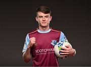 22 March 2021; Sam O'Brien during a Drogheda United squad portrait session at Drogheda Institute for Further Education in Drogheda, Louth. Photo by Harry Murphy/Sportsfile