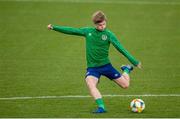 23 March 2021; Luca Connell during a Republic of Ireland U21's training session at Colliers Park in Wrexham, Wales. Photo by David Rawcliffe/Sportsfile