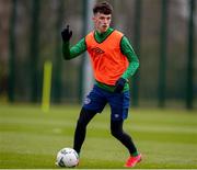 23 March 2021; Alex Gilbert during a Republic of Ireland U21's training session at Colliers Park in Wrexham, Wales. Photo by David Rawcliffe/Sportsfile