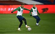 23 March 2021; Callum Robinson during a Republic of Ireland training session at Stadion Rajko Mitic in Belgrade, Serbia. Photo by Stephen McCarthy/Sportsfile