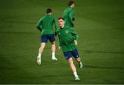 23 March 2021; Ciaran Clark during a Republic of Ireland training session at Stadion Rajko Mitic in Belgrade, Serbia. Photo by Stephen McCarthy/Sportsfile