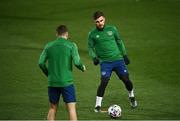 23 March 2021; Ryan Manning during a Republic of Ireland training session at Stadion Rajko Mitic in Belgrade, Serbia. Photo by Stephen McCarthy/Sportsfile